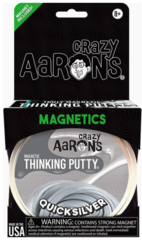 Crazy Aaron's Thinking Putty - Magnetic Quicksilver Tin